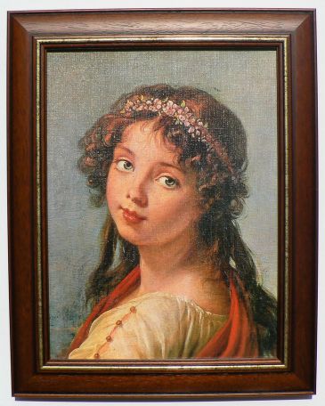 Portrét malířčiny dcery, M.A.E. Vigee Lebrun