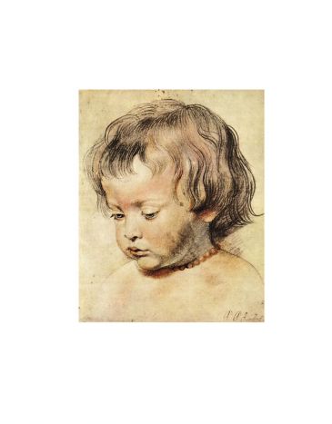 Reprodukce - Baroko - Head of a boy, Peter Paul Rubens