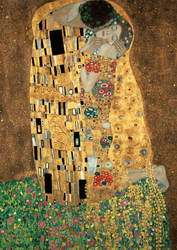 Reprodukce - Secese - Der Kuss, Gustav Klimt