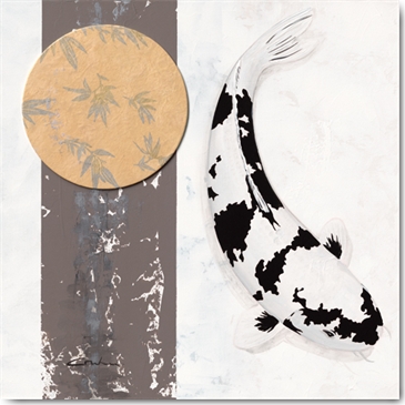 Reprodukce - Tisk na plátno - Koi Creme Spot I, Nicole Gruhn