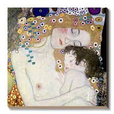 Secese - Le tre eta della dona, Gustav Klimt