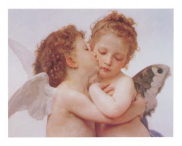 Symbolismus - The first Kiss, William Bouguereau